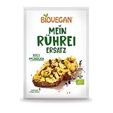 Biovegan Mein Rührei-Ersatz, pflanzlicher Ei Ersatz aus Kichererbsen, ideal für leckeres Rührei, glutenfrei und vegan, 1 x 50 g